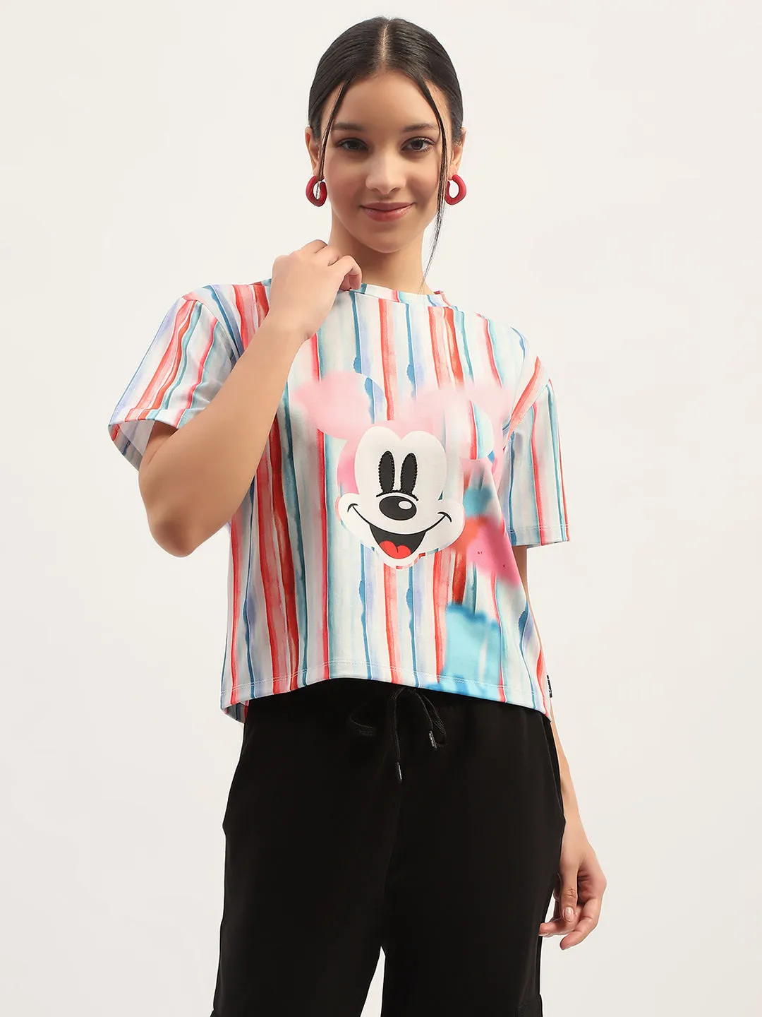 Street Ready Madame Disney Printed White T-Shirt