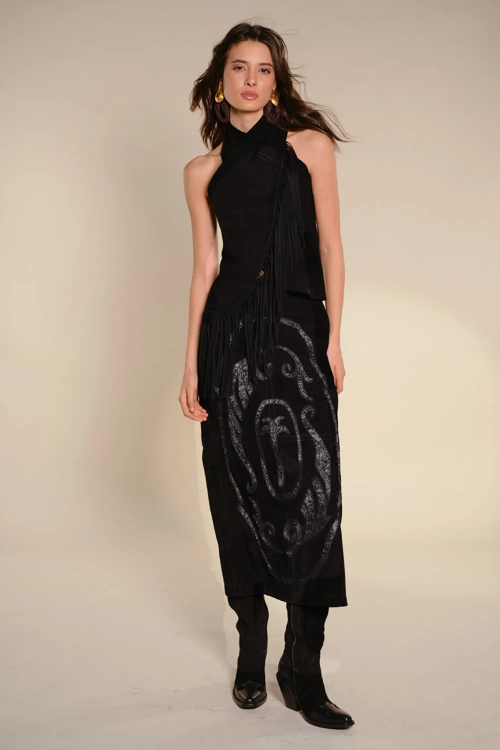 Pueblo Ancestral Skirt Chic casual Stylish Vibe