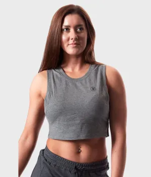 CROP Tank [Grey/Black] Metro Mode