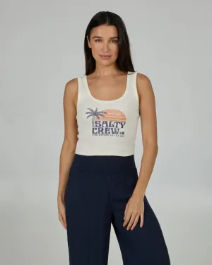 Sunrise Tank Top - Off White Breathable Construction Standard - compliant