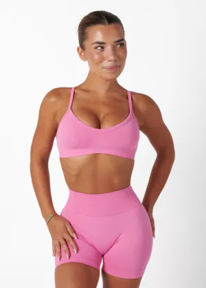 Round neck seams SIGNATURE BRA - FAIRY FLOSS