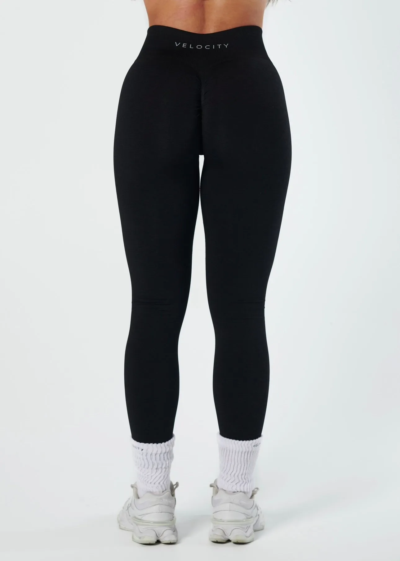 LUXE SCRUNCH LEGGINGS - BLACK Feel Good Body shaping