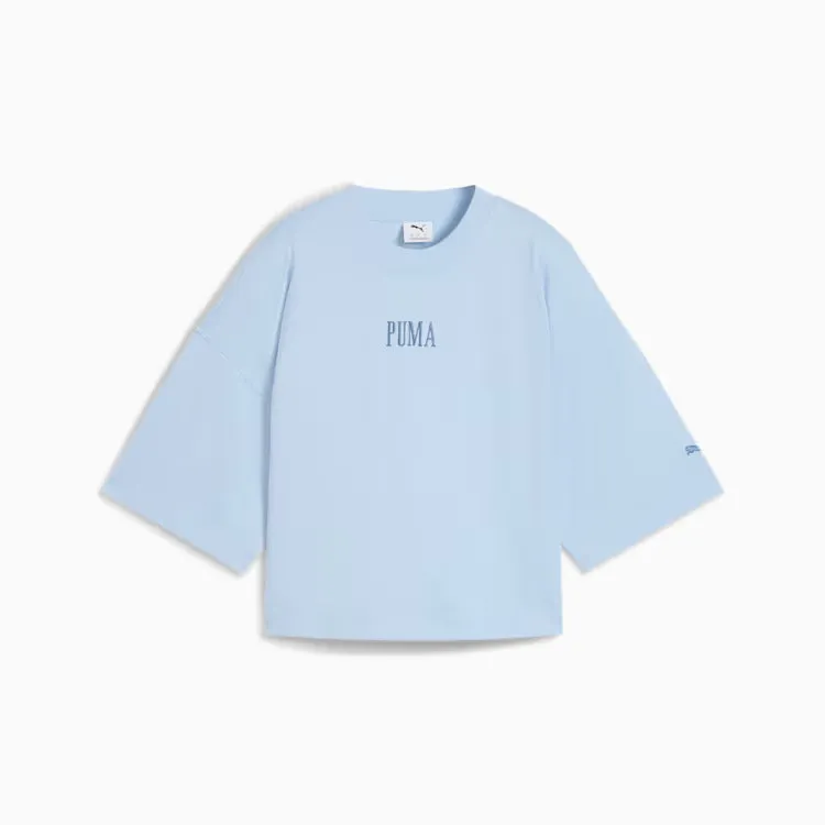 Puma Women's Premium Oversized Graphic Tropic Tee Weekend Ready Outdoor Style