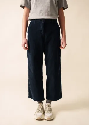 Tess Velvet Trousers - straight cut (AMIRAL) StainReleaseCoating