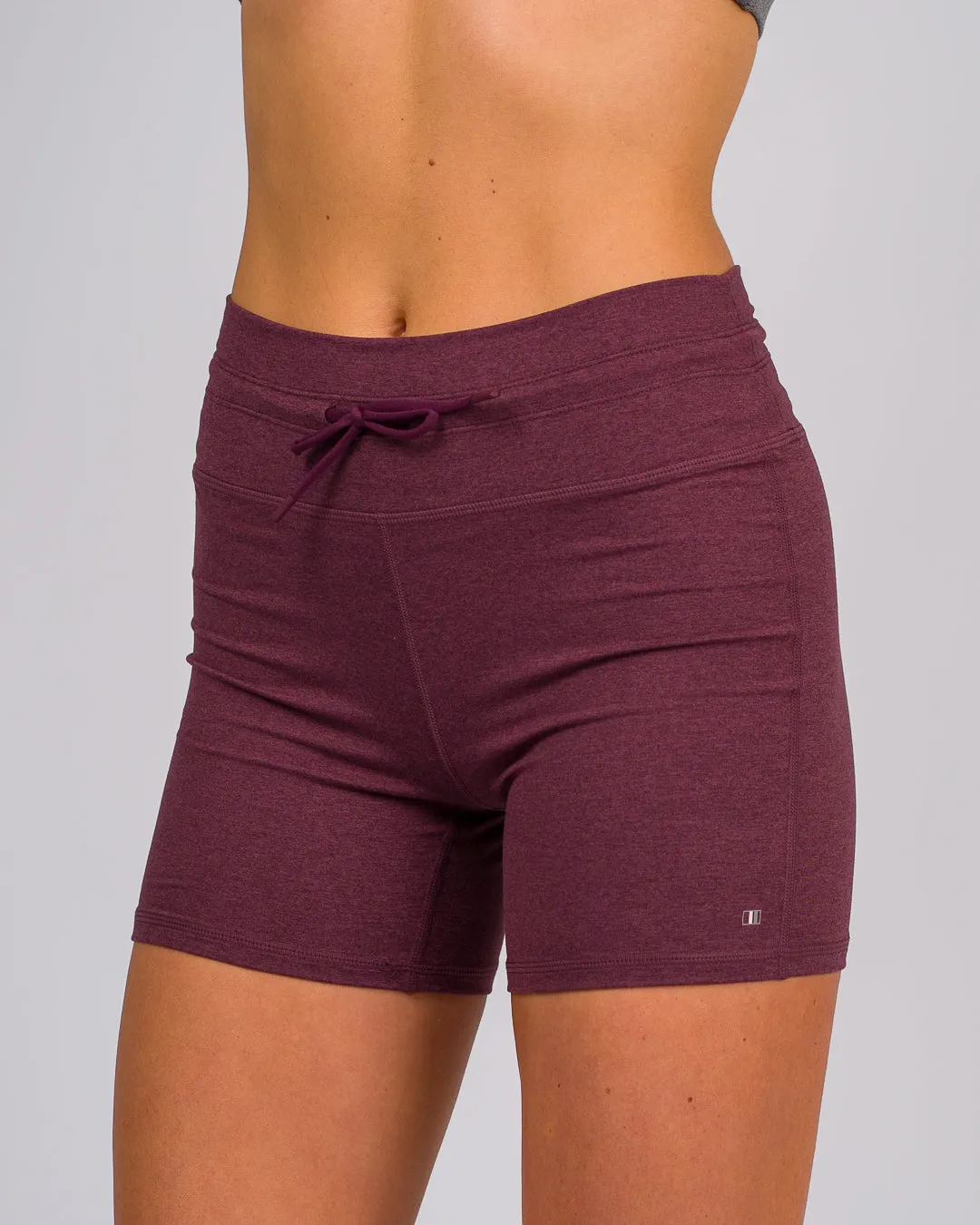 Kalani High Waisted Biker Shorts Simple Style UV Protection Fabric