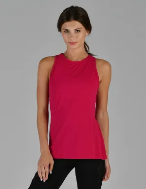 Glyder Moral Tank - Vivid Rose Ergonomic Seaming Anti Chafe Technology