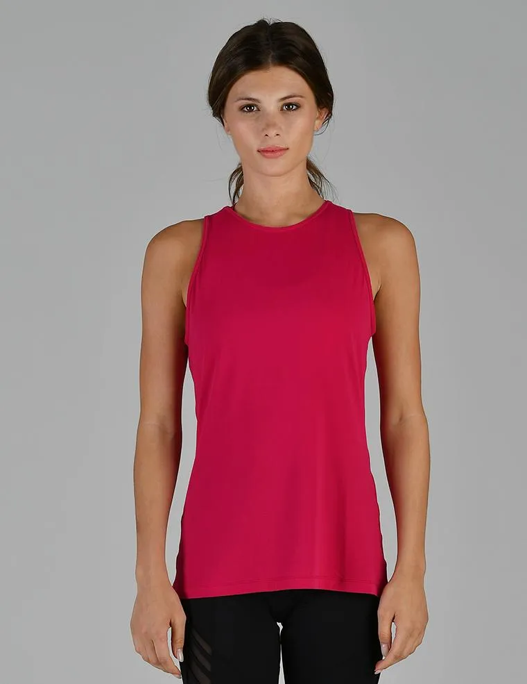 Glyder Moral Tank - Vivid Rose Quick Coolness
