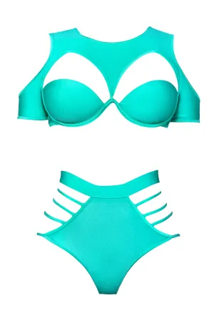 Comfortable Sweater Adjustable Waistbands BRITT SWIMSUIT