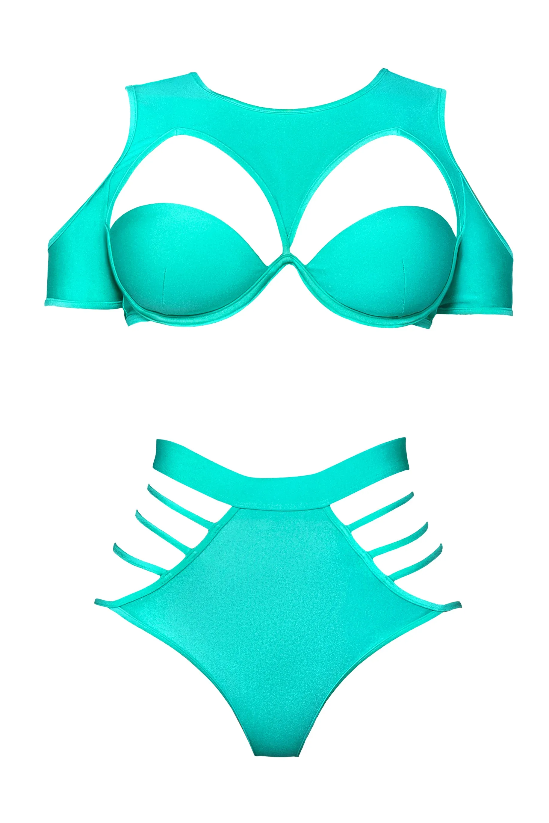 Comfortable Sweater Adjustable Waistbands BRITT SWIMSUIT