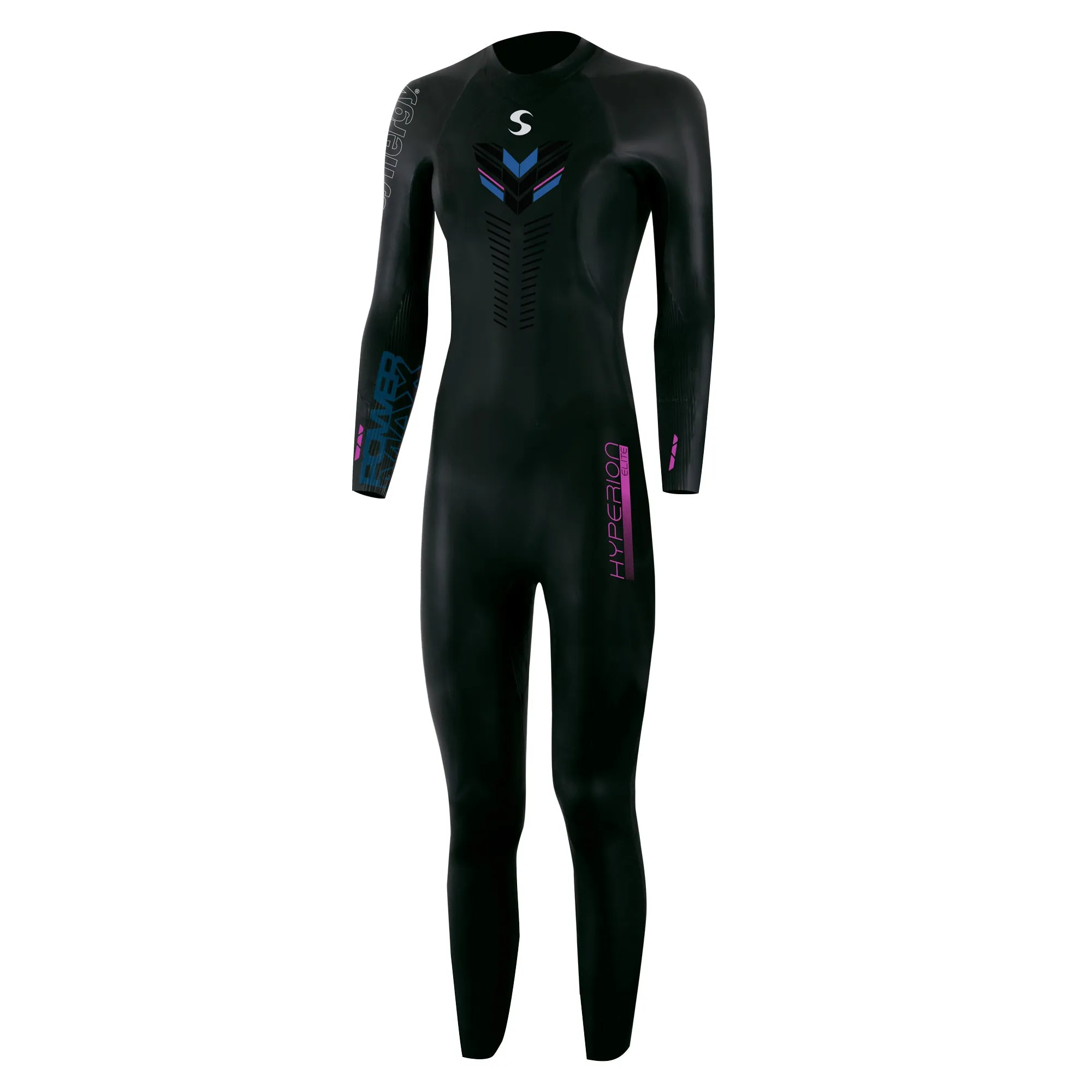 Women's Hyperion Elite Fullsleeve Triathlon Wetsuit EasyGrip Zipper