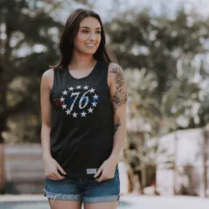 Women's 76 We The People Everyday Tank - Dark Heather Gray Travel Essential