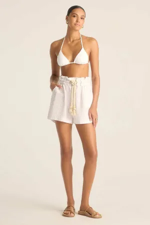 fall shorts Avery Short - Boardwalk Stripe EcoLinen
