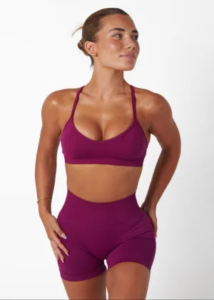 Supportive frame SIGNATURE BRA - BERRY
