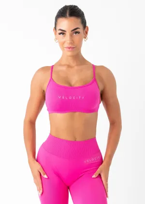 V SCULPT BRALETTE - FUSCHIA All-Day Material