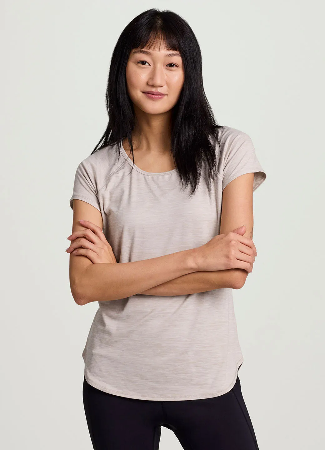 Stratus Soft Crewneck Tee LowImpactDye Breathable Wearable