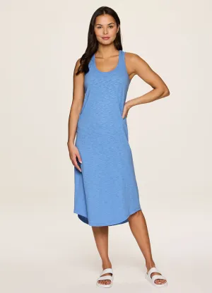 Mesh Panel Insert Artistic - appealing Weekender Midi Tank Dress