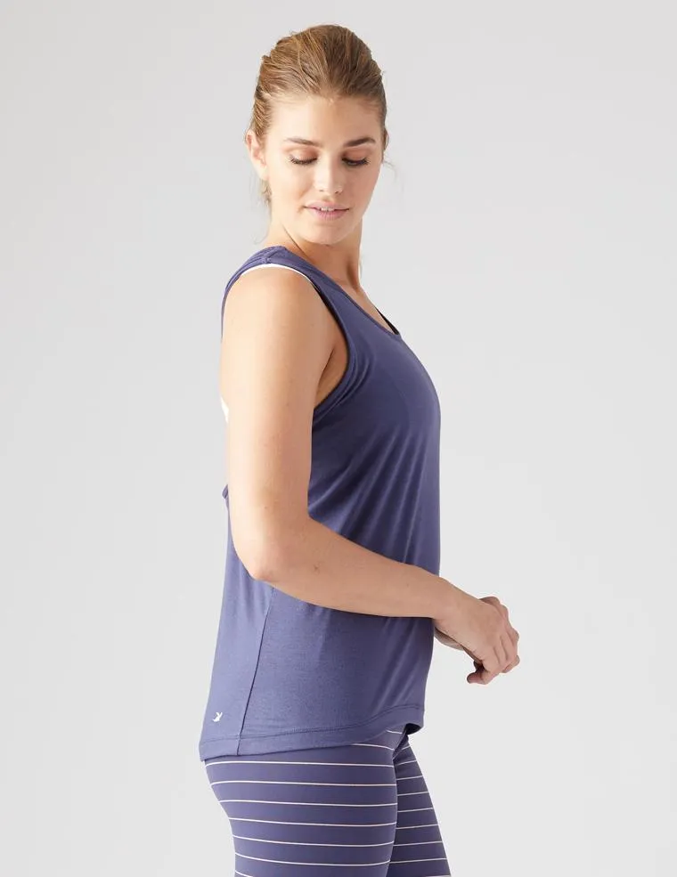 safety enhancement Glyder Razor Tank - Night Blue