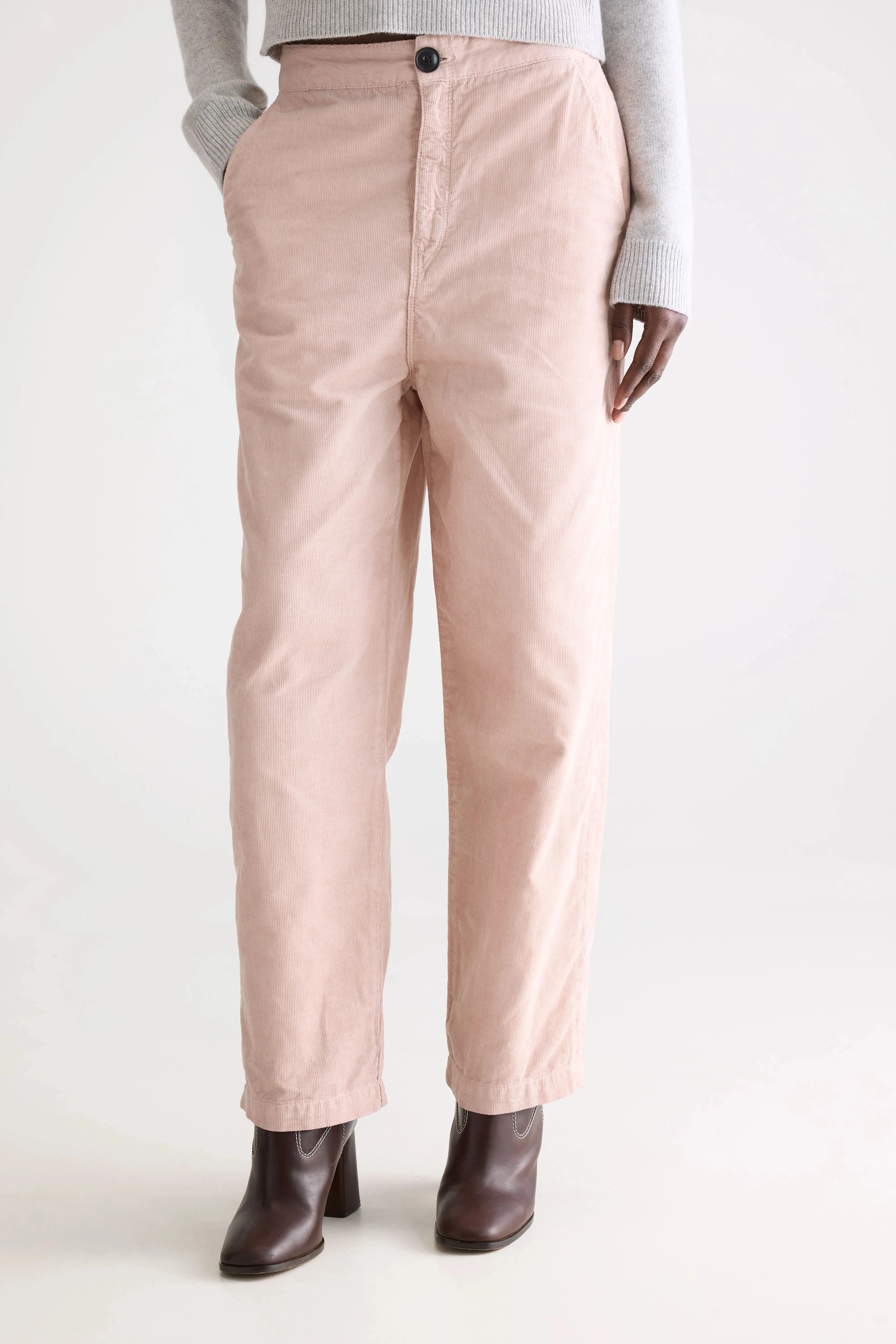 Pasop relaxed trousers (252 / W / MISTY) High-rise waist Street Active