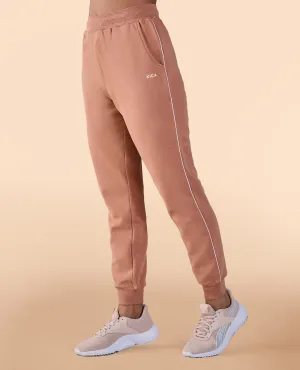 Fleece Tracks Brown Soft Touch