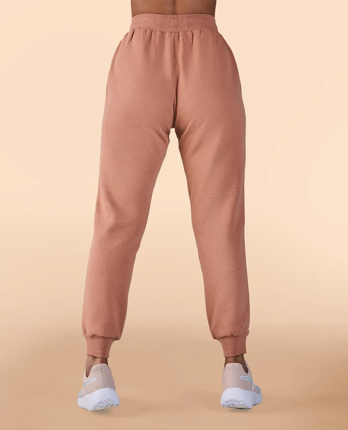 Chic Design Wear Relaxed Wear Fleece Tracks Brown