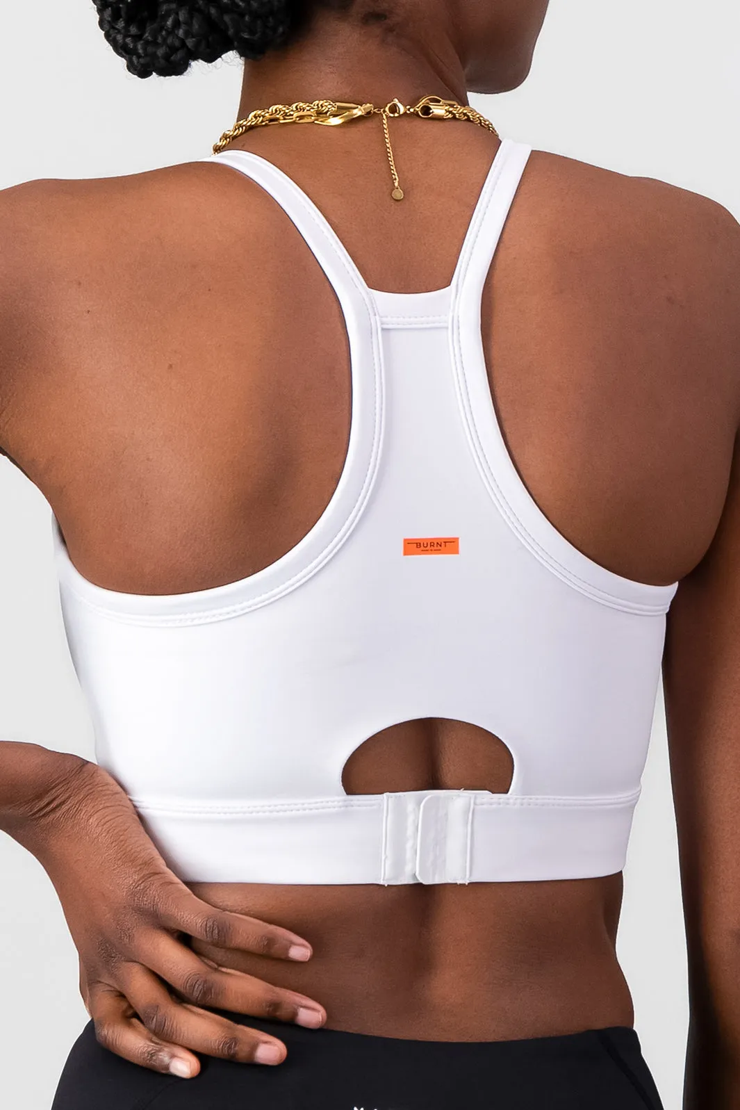 Essential Strong Bra - White dancers Anti-chafe