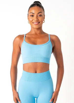 SUPPORT MINI BRA - BLUEBERRY Invisible stitching seams