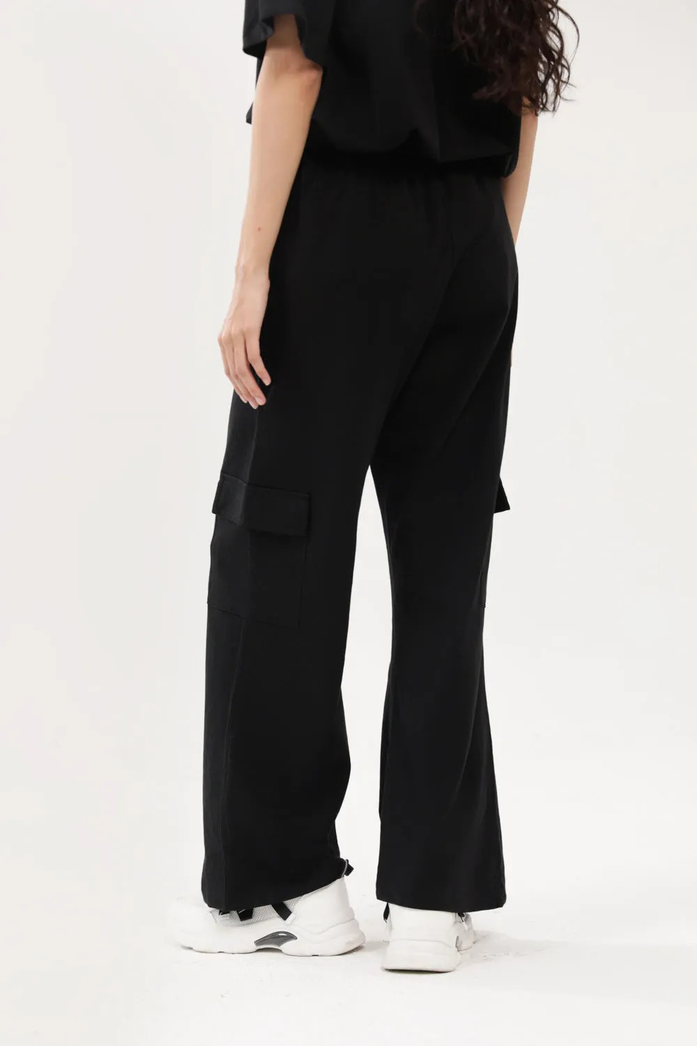 Core Movement Cozy Comfort WIDE LEG CARGO TROUSERS