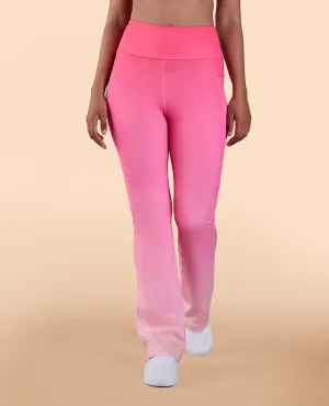 High Rise Design QuickDryTechnology High-Rise Ombre Flare Pants in Second SKN