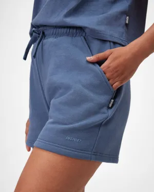 warm weather Insport Womens Remi Fleece Short Navy