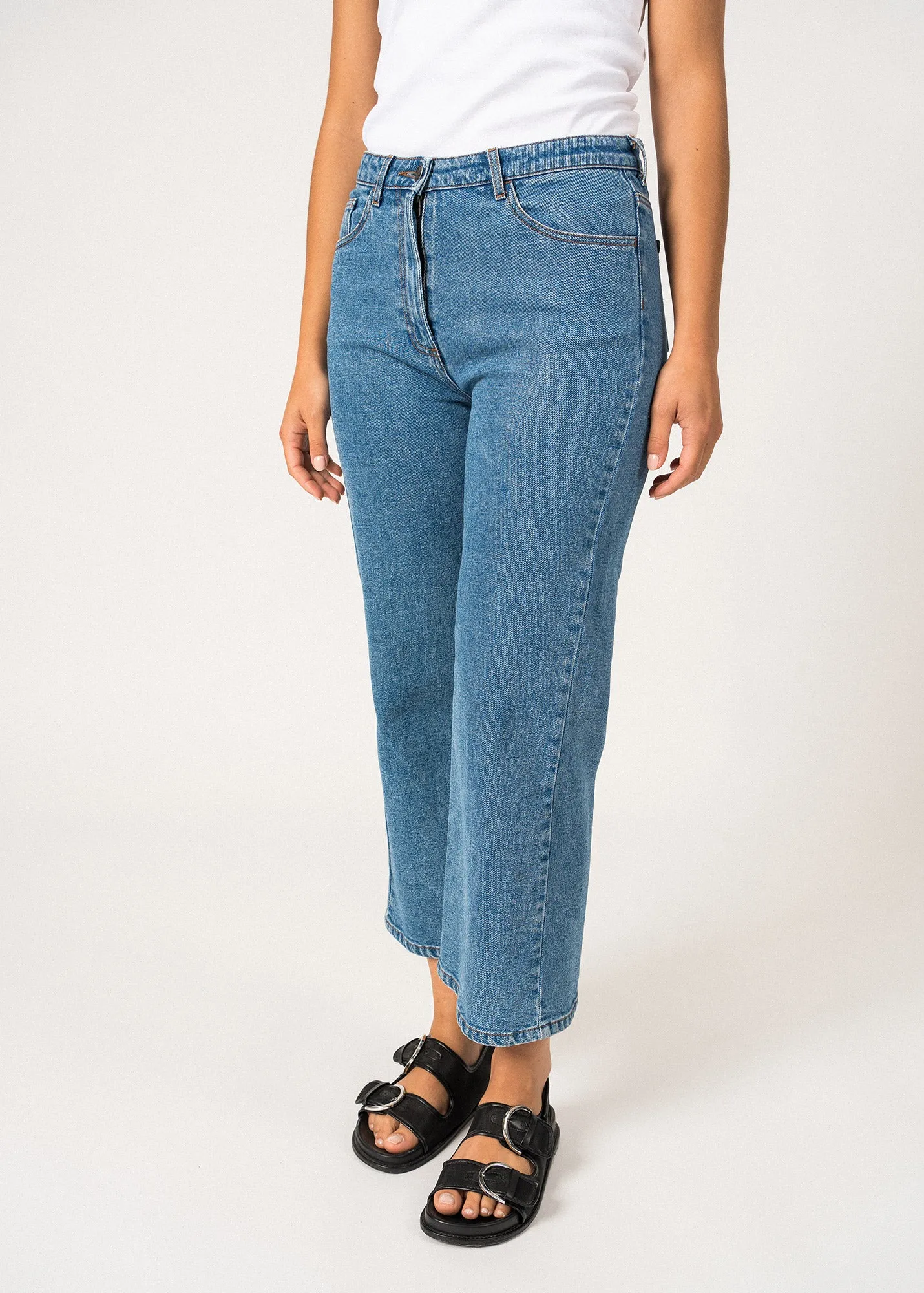 Cozy Sweater Maurine Straight Jeans ?C cotton (JEAN)