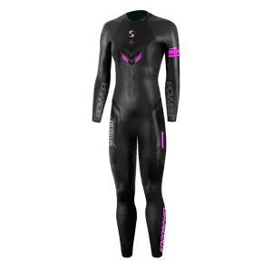 Women's Endorphin Fullsleeve Triathlon Wetsuit UltravioletProtection