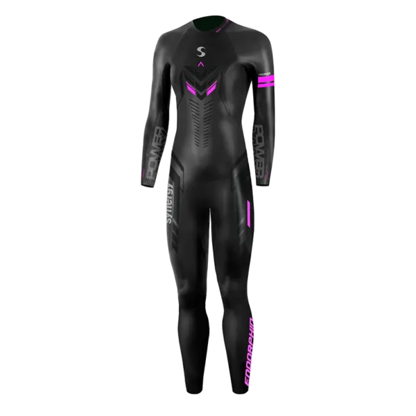 Women's Endorphin Fullsleeve Triathlon Wetsuit UltravioletProtection