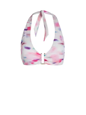 Shana Top In Hazy Ikat Ivory Quick Release Clasps