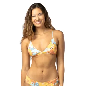 Sunrise Session Crossback Triangle Bikini Top Flexible Fit System Flexible Back Closure