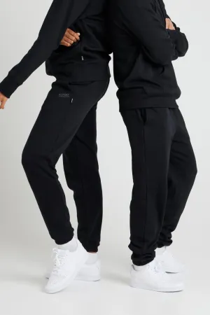 Insport Unisex Alaska Black Elastic Leg Trackpants All Season Versatility
