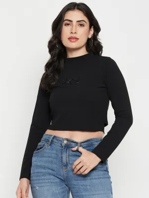 Madame Black Disney Top Everyday Look DoubleLayered Fabric