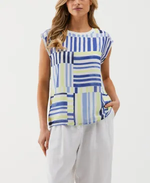 Vision Glow Striped Top
