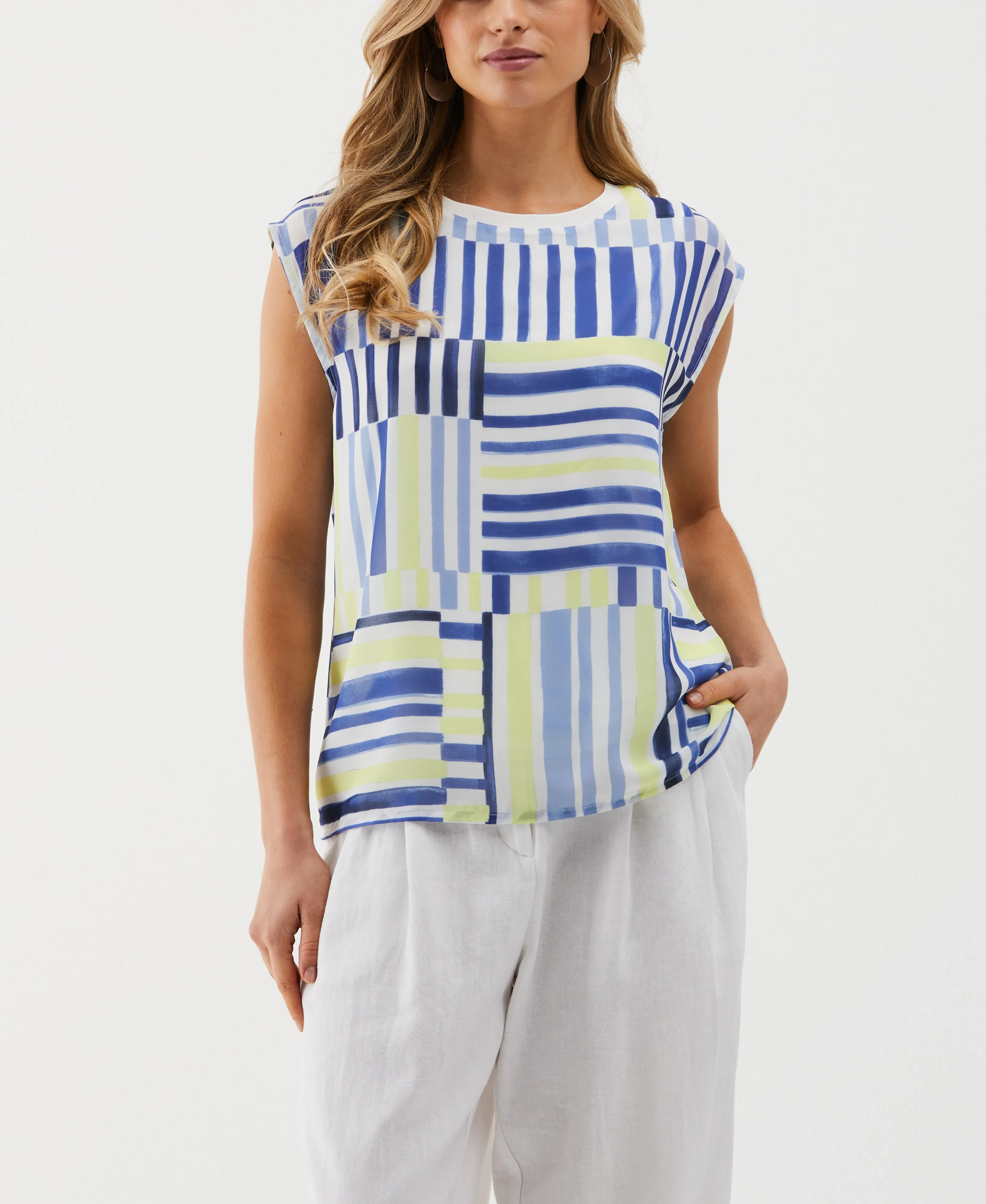 Striped Top TearResistant Material