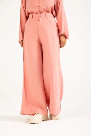 CREASE EFFECT MEGA WIDE LEG TROUSER Dynamic Motion Everyday Must-have