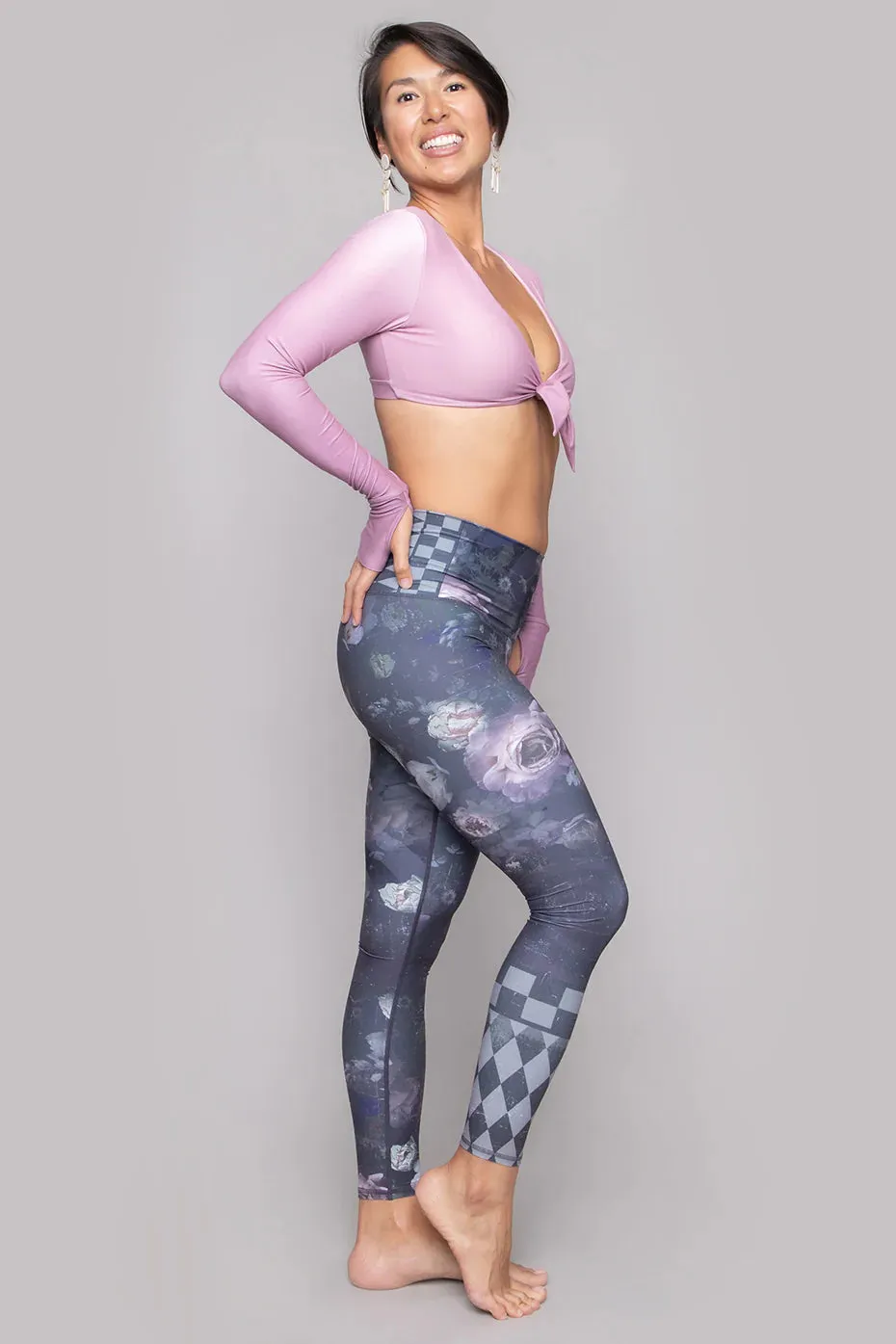 Niyama Sol We Are All Mad Here Barefoot Legging Chafe Resistant