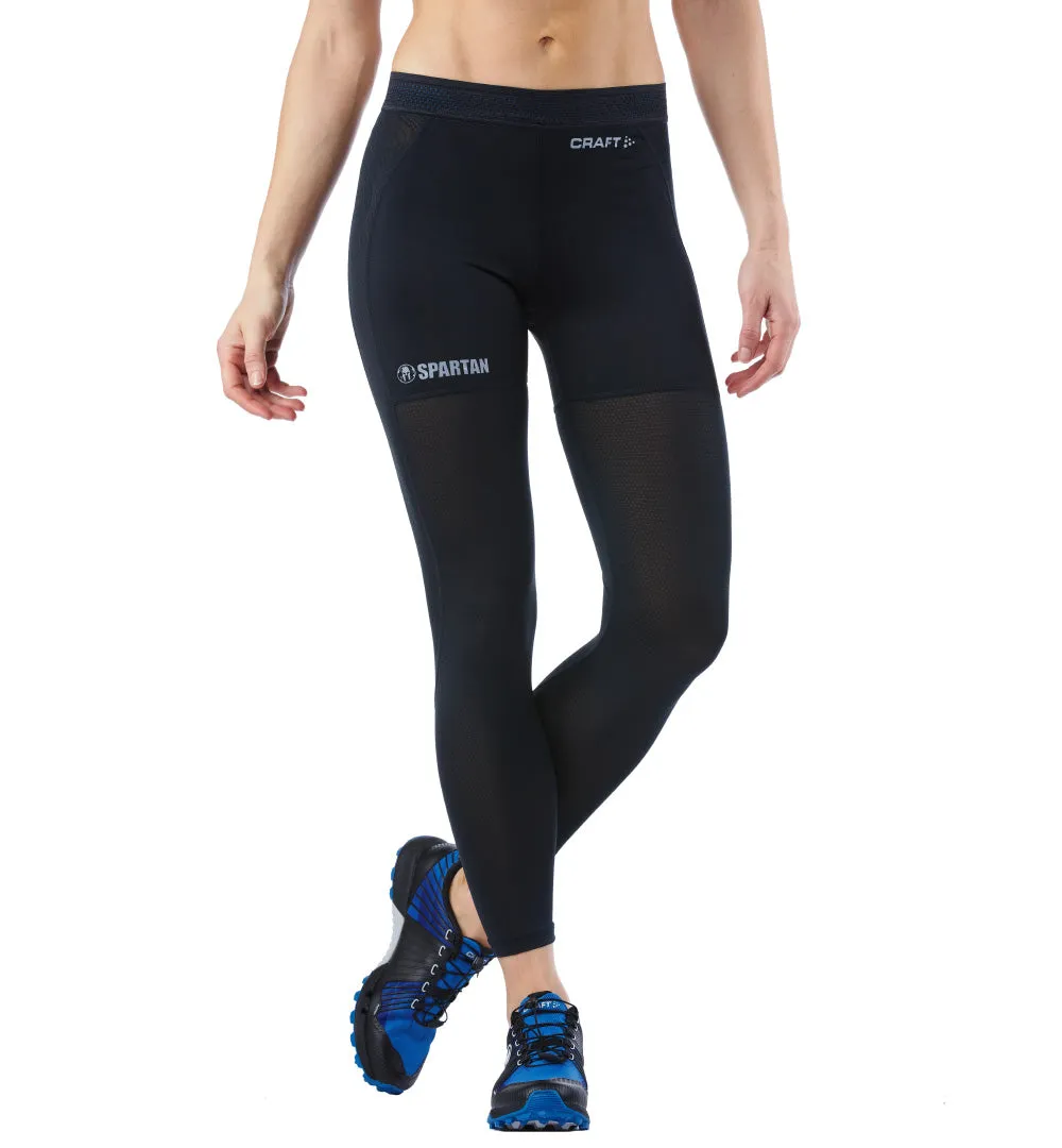 WrinkleResistantClothing FlexibleNeckline SPARTAN by CRAFT Charge 7/8 Mesh Tight - Women's