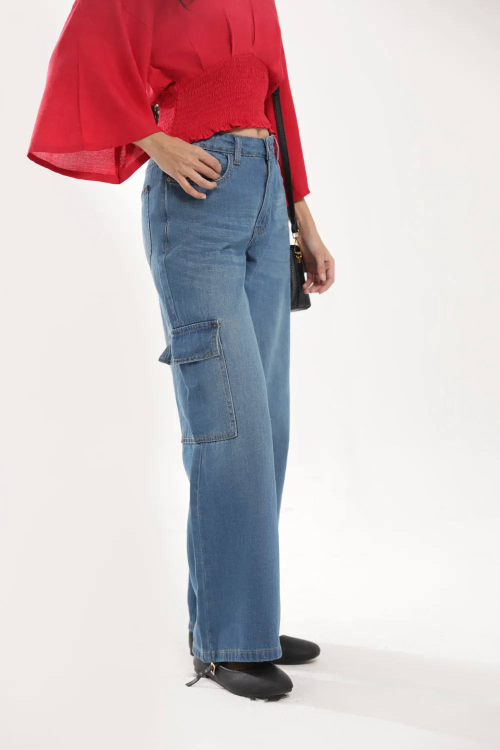 WIDE LEG CARPENTER FIT DENIM Urban appeal ComfortFit