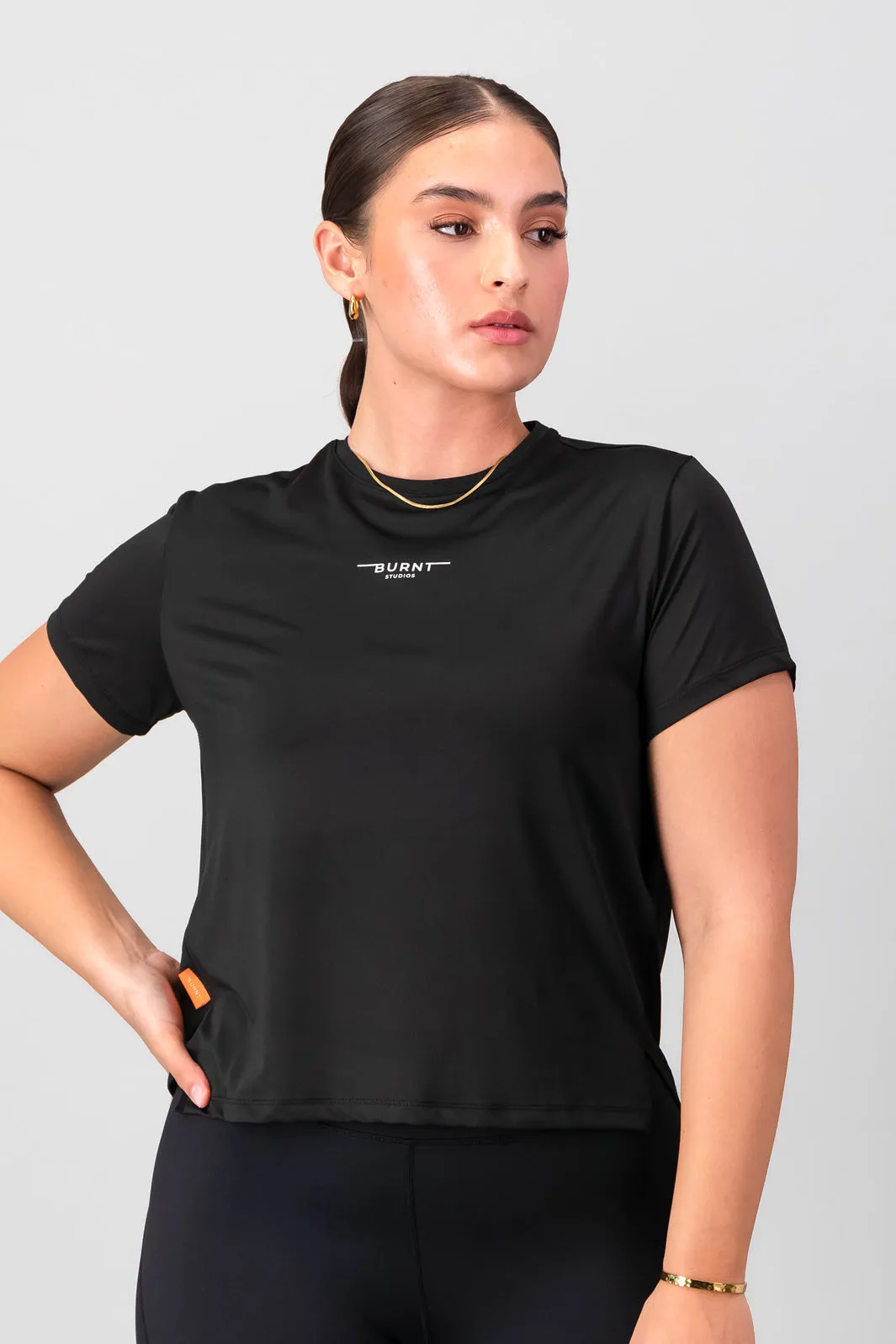 Quality Layer Hypoallergenic Fibers Essential Movement Tee - Black