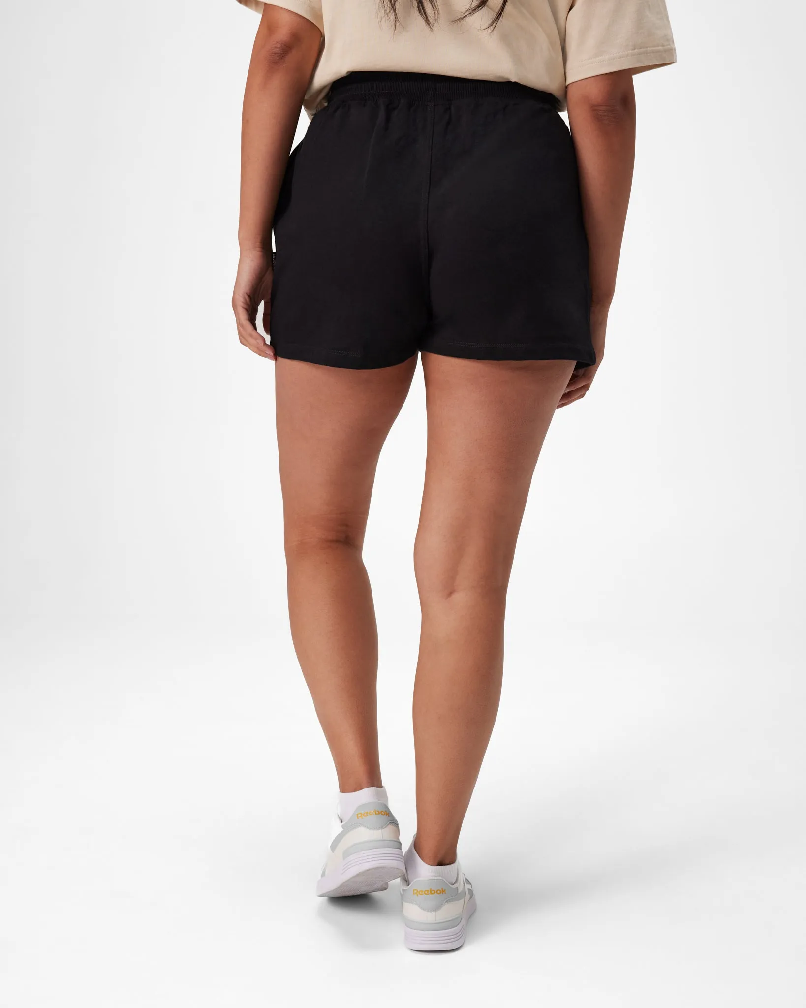 Insport Women's Jenna Black Shorts Ergonomic Curved Seams Semi-formal