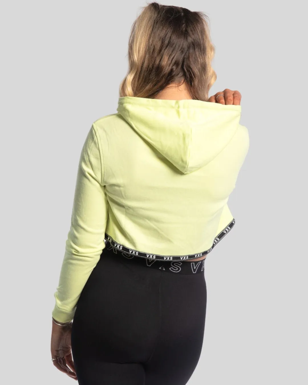 Crop Hoodie Sporty Gear WrinkleFreeTexture
