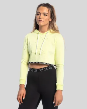 Recycled Polyester Crop Hoodie
