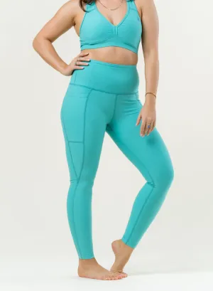 Out of Pocket High Waisted Midi Legging Comfortable Outerwear Future Glow