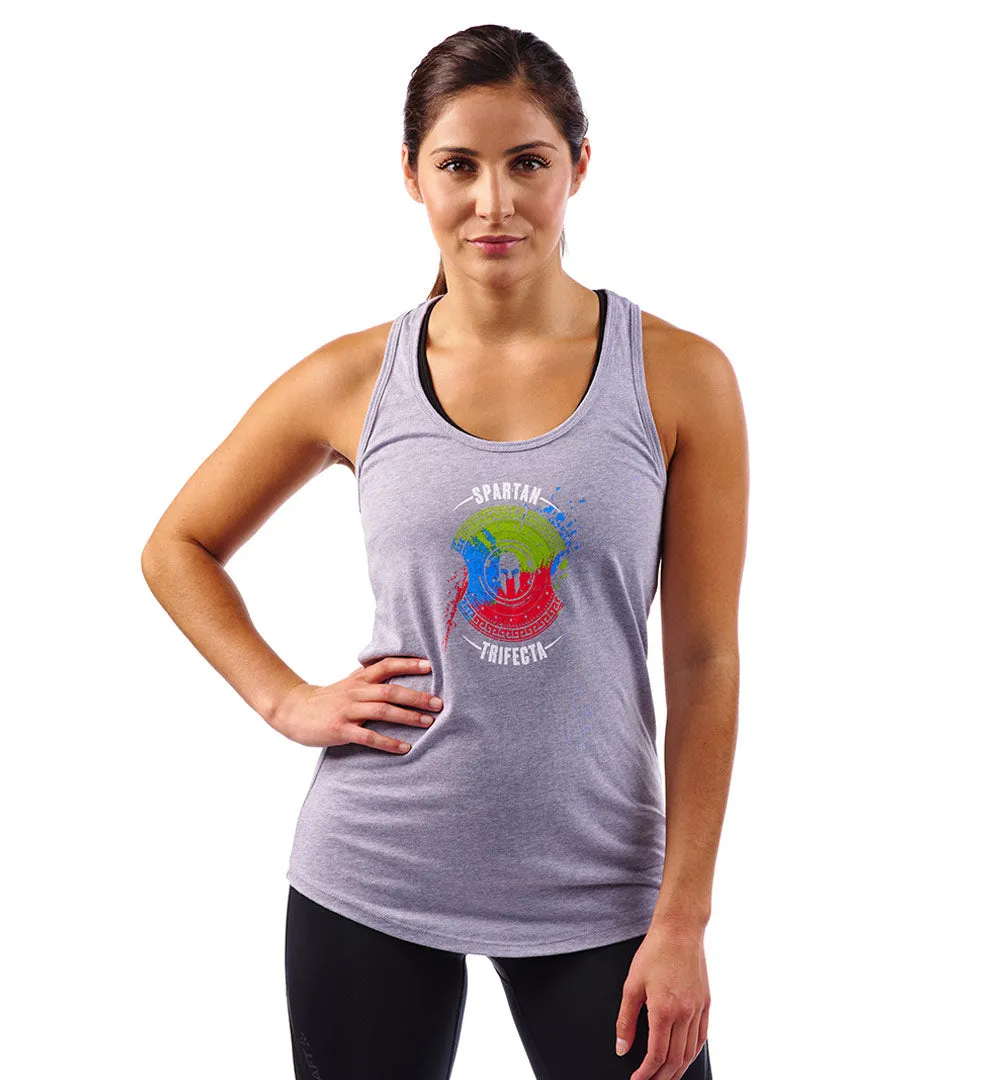 Casual Look Charm Core SPARTAN Trifecta Shield Tank - Women's