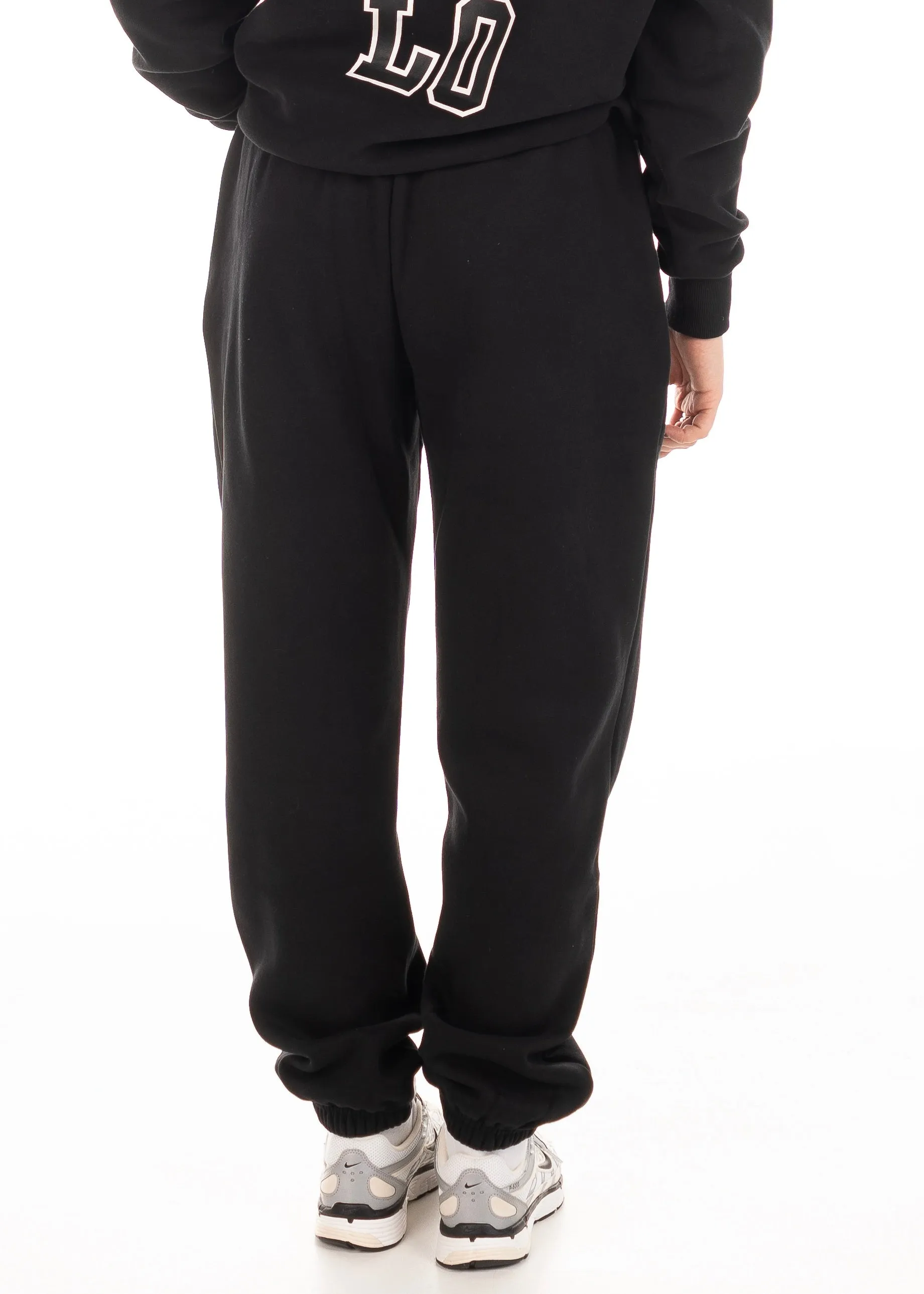 Classic Sweater Elegant Wear VELO OVERSIZED TRACKPANTS - BLACK