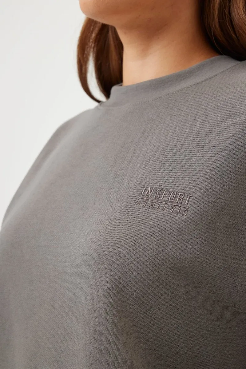 Odor Free goes with boots Insport Unisex Alaska Slate Crew Sweatshirt